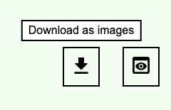 Download icon with a tooltip of 